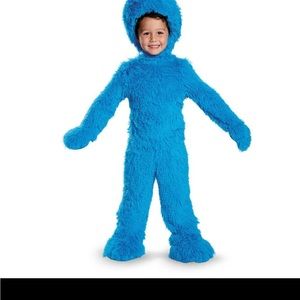 Licensed Sesame Street Cookie Monster Deluxe Plush Costume Toddler 2T